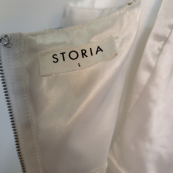 Storia Floral Embroidered Dress Size Large - Picture 7 of 8